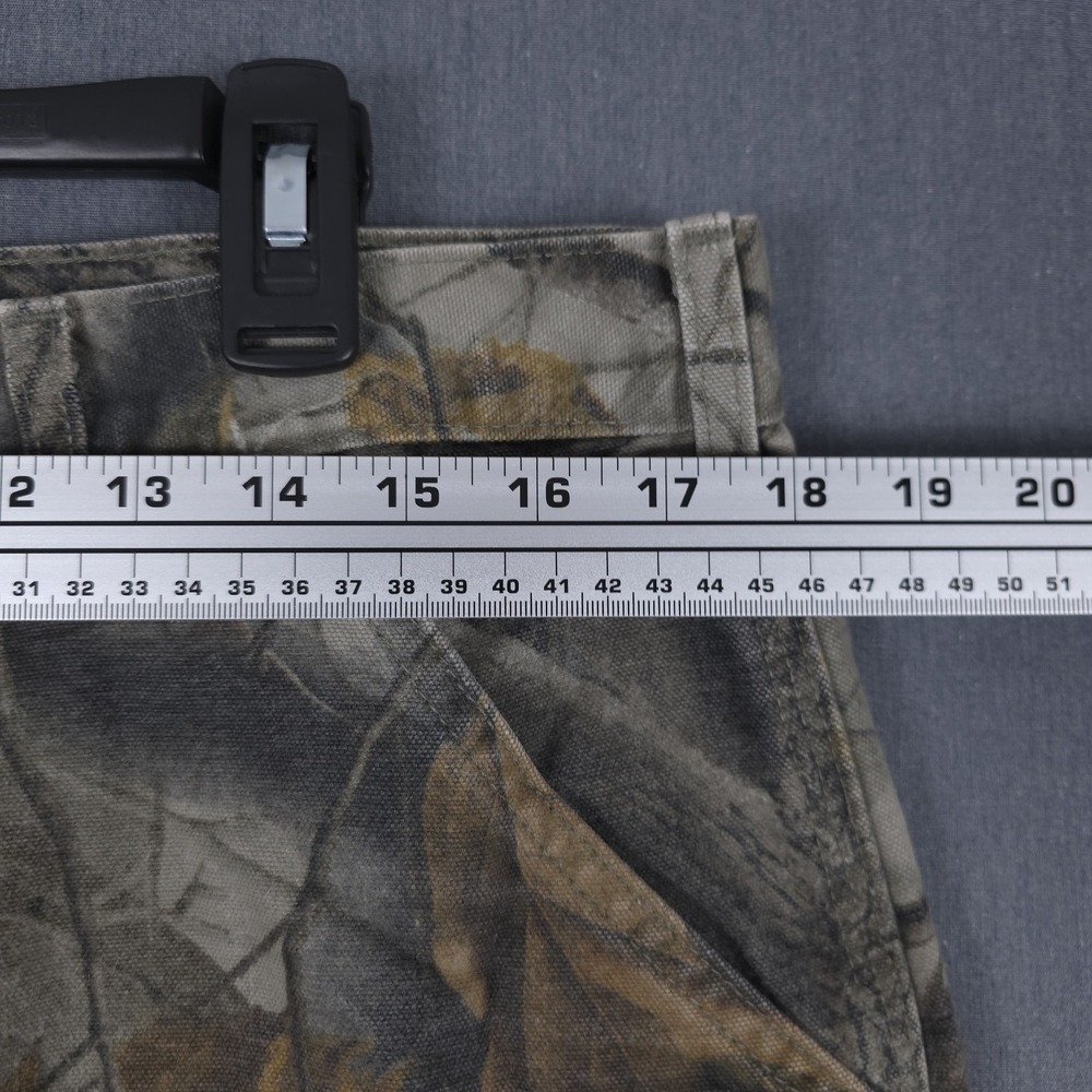 Carhartt Camo Carpenter Pants Mens 38x32 (Fits 35x31) Realtree Hardwoods B158 CM - Picture 4 of 14